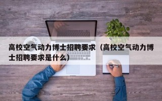 高校空气动力博士招聘要求（高校空气动力博士招聘要求是什么）