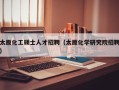太原化工硕士人才招聘（太原化学研究院招聘）