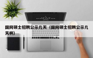 国网硕士招聘公示几天（国网硕士招聘公示几天啊）