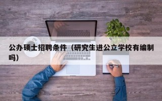 公办硕士招聘条件（研究生进公立学校有编制吗）