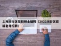 上海闵行区在职硕士招聘（2022闵行区在编老师招聘）
