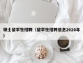 硕士留学生招聘（留学生招聘信息2020年）
