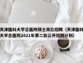 天津医科大学总医院硕士岗位招聘（天津医科大学总医院2021年第二批公开招聘计划）