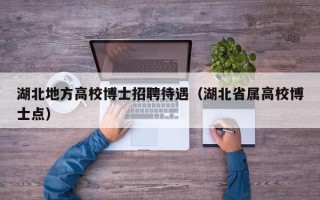 湖北地方高校博士招聘待遇（湖北省属高校博士点）