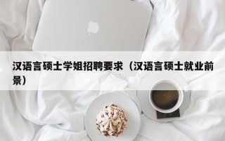 汉语言硕士学姐招聘要求（汉语言硕士就业前景）