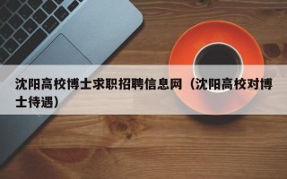 沈阳高校博士求职招聘信息网（沈阳高校对博士待遇）