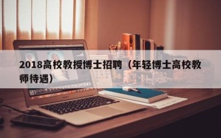 2018高校教授博士招聘（年轻博士高校教师待遇）