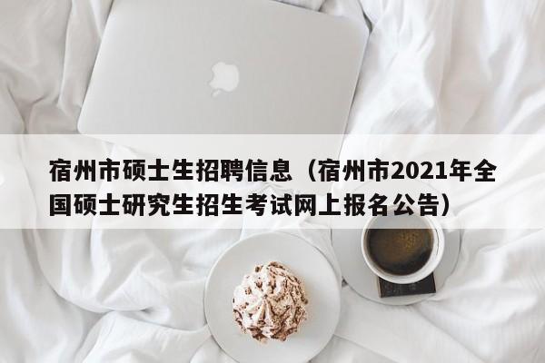宿州市硕士生招聘信息（宿州市2021年全国硕士研究生招生考试网上报名公告）-第1张图片-公办高校硕士招聘信息-最新高校硕士招聘信息-公办高校招聘条件